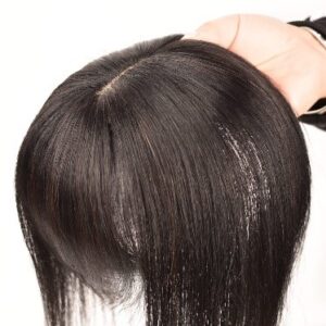 Real Remy Hair 150% Density 8x12CM Silk Base